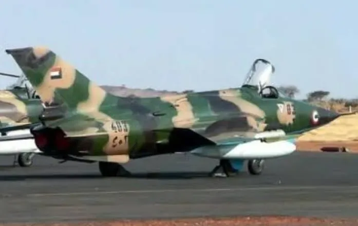 Штурмовик A-5IIA ВВС Судана.