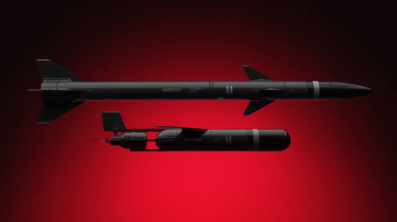 Ракеты Contra: AD-2 Ambush расположена сверху, AD-1 Inferno — снизу