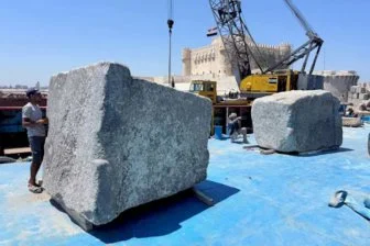 Возрождение Александрийского маяка: колоссальные блоки снова на поверхности!