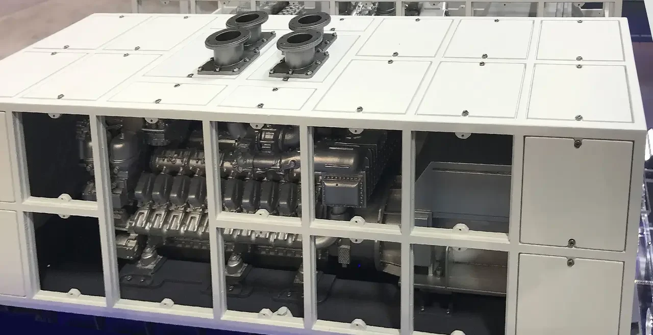 Дизель-генератор на выставке DSEI 2019