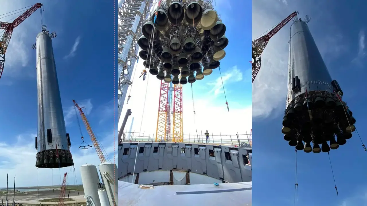 Компоновочная схема Starship-Super Heavy. Впечатляет, не так ли?