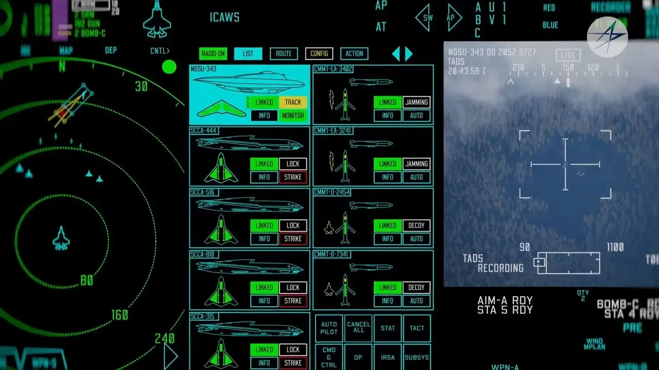 F-35 управляет БПЛА двух типов