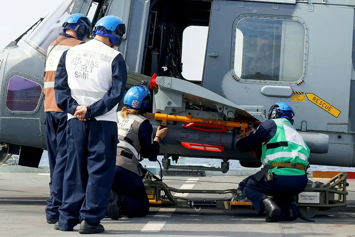 Wildcat на борту HNoMS Roald Amundsen