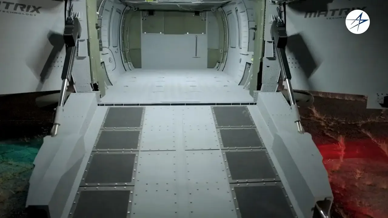 Рампа и створки обтекателя