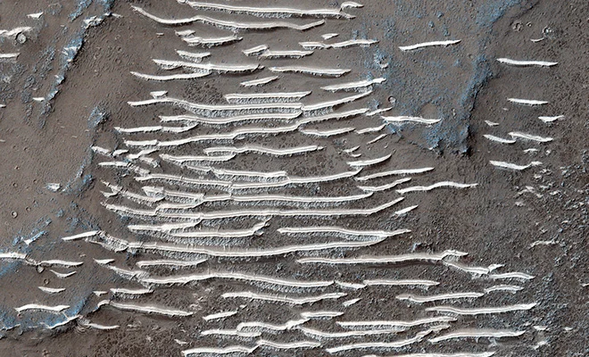 Эксперименты с марсианским льдом