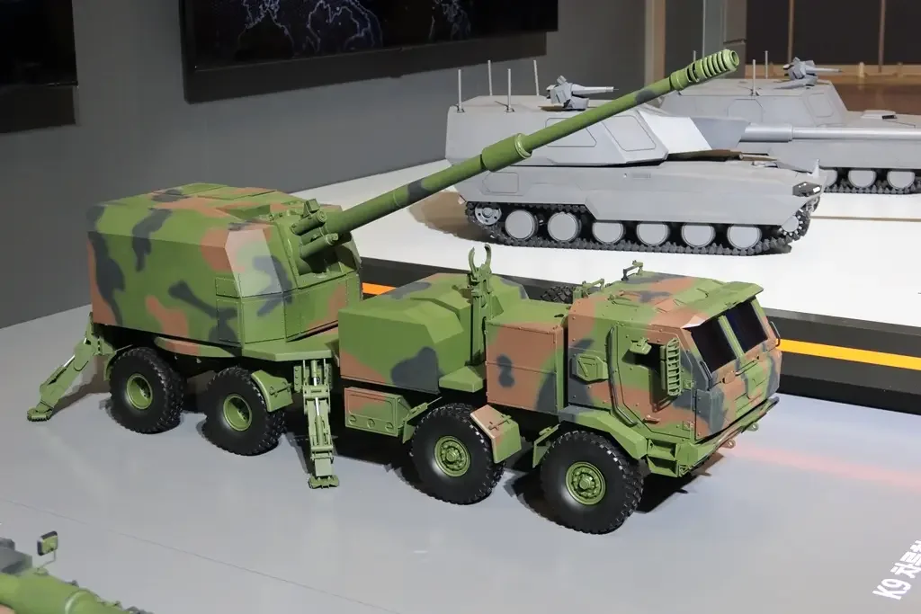 Модель будущей колёсной САУ K9MH