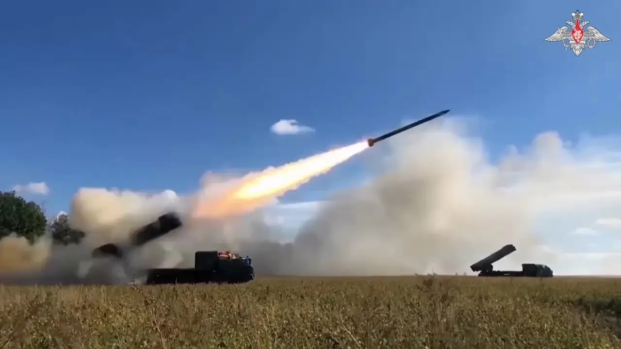 РСЗО «Торнадо-С», участвующие в Спецоперации. Фото Минобороны РФ