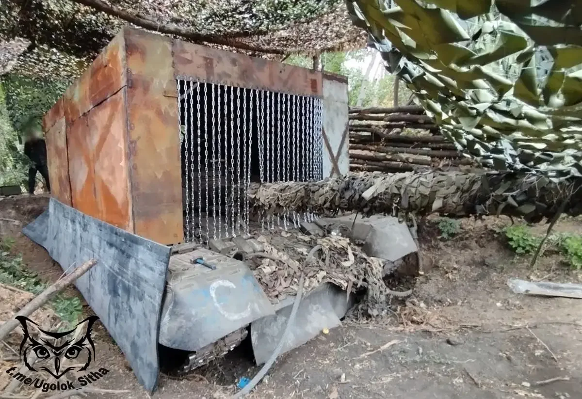 Царь-мангалы — главная примета штурмового танка, поз