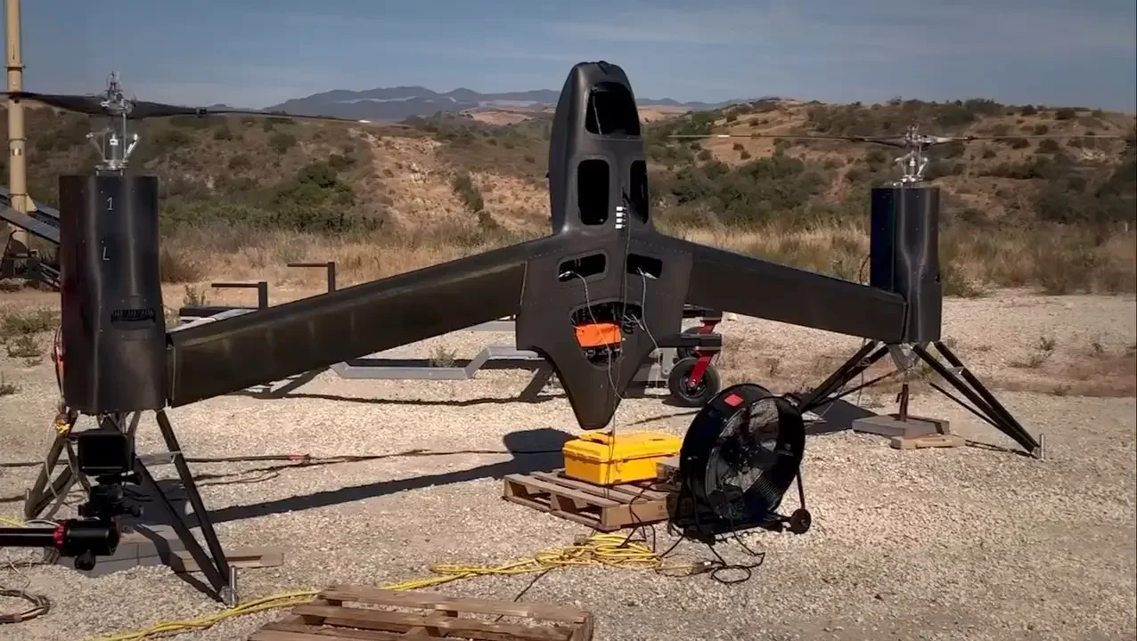 Беспилотный аппарат в действии