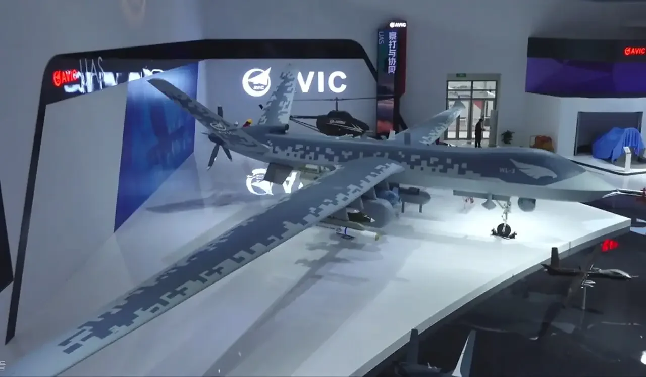 Разведывательно-ударный «Винлун-3» на выставке в 2022 г.