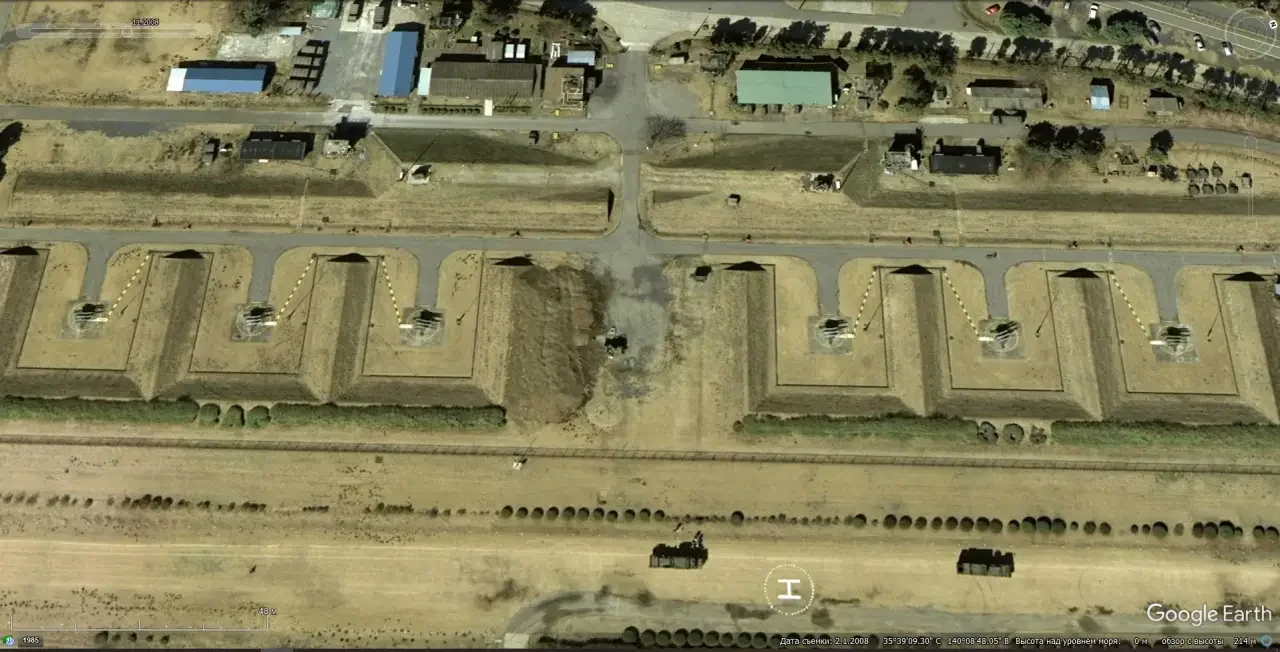 Позиция ЗРК Hawk Type III в Токио