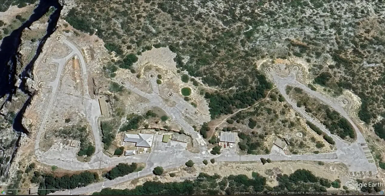 Позиция греческого ЗРК MIM-23 I-Hawk