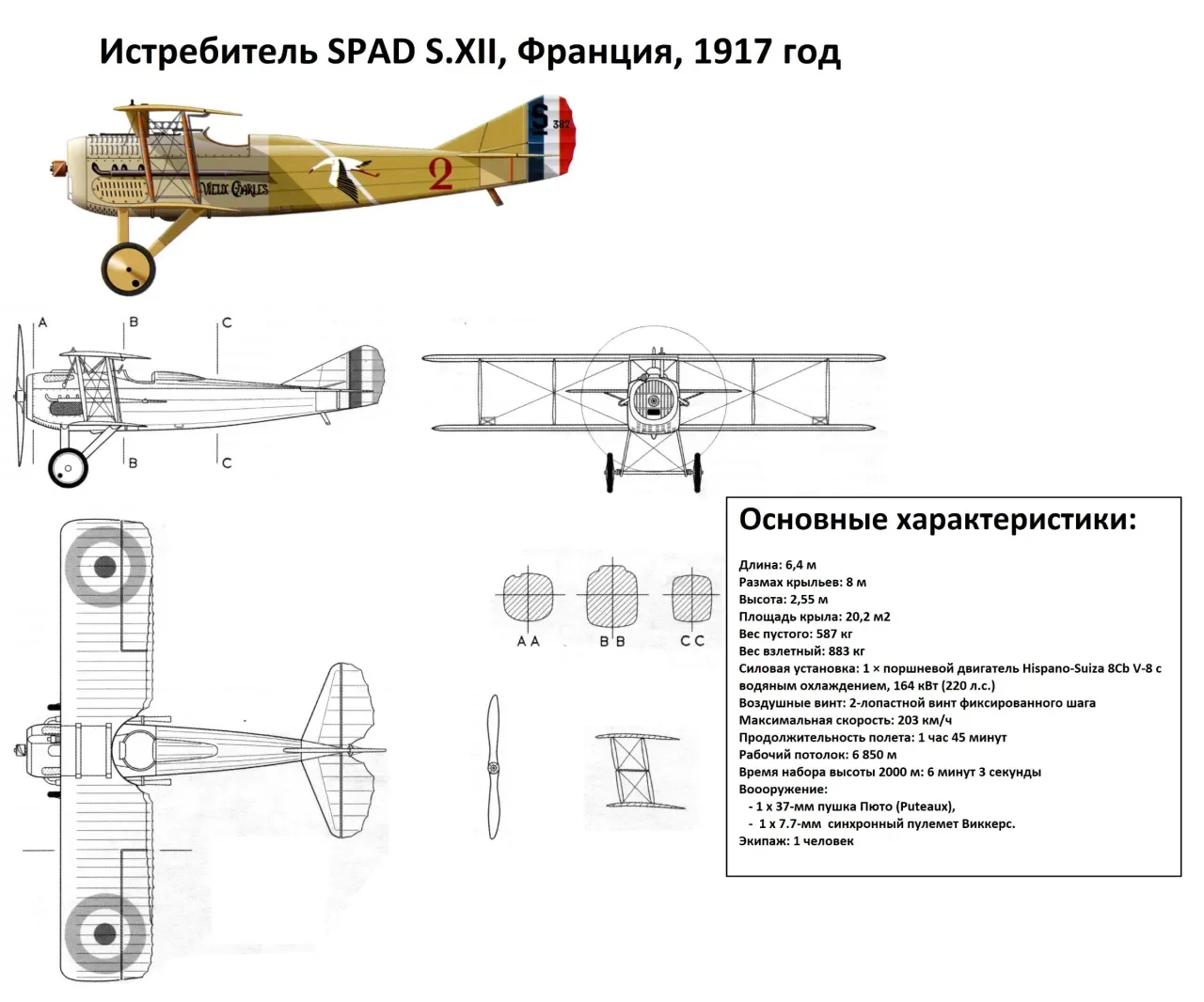 Орудие стреляло по направлению полёта через полый вал винта