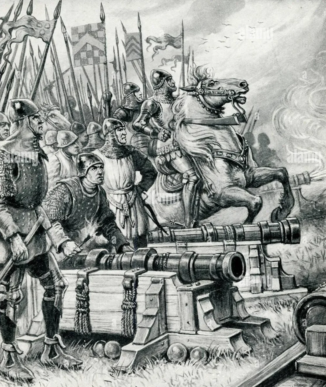 Сцена Битвы при Креси