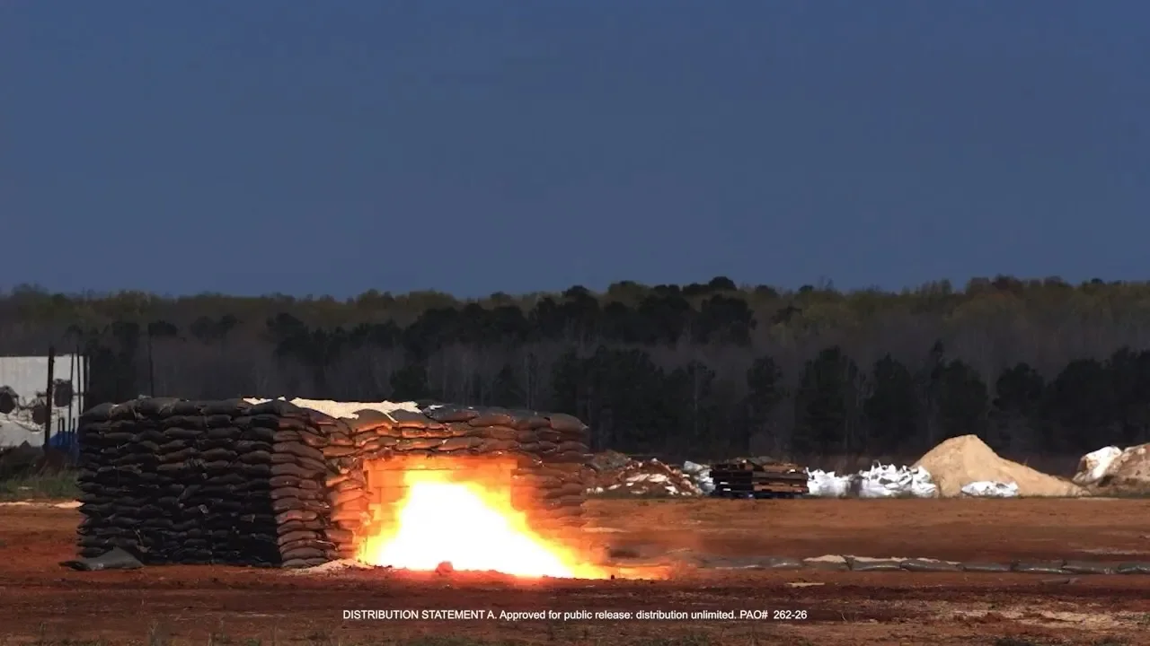 Подрыв внутри сооружения