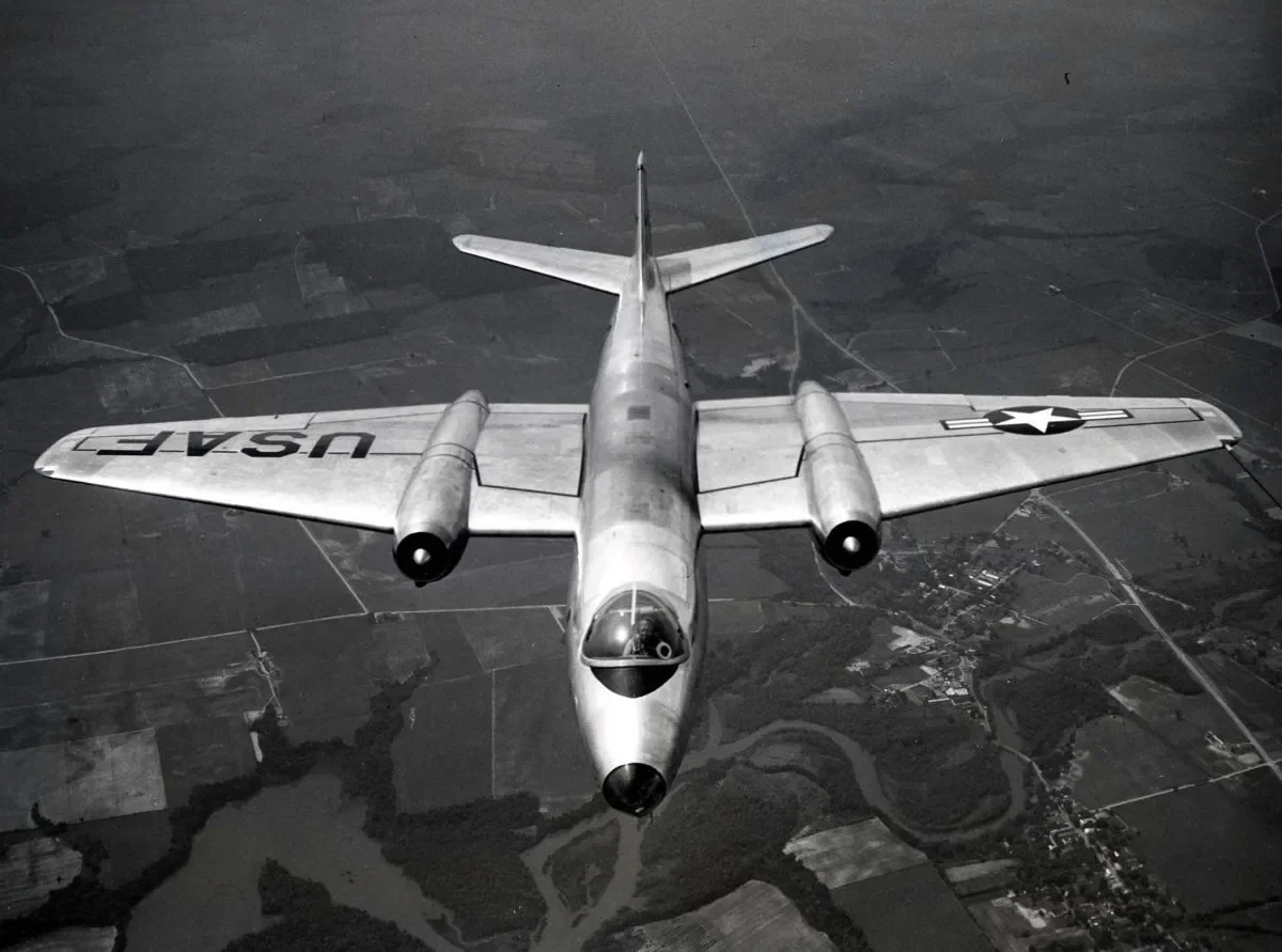 Бомбардировщик B-57A Canberra