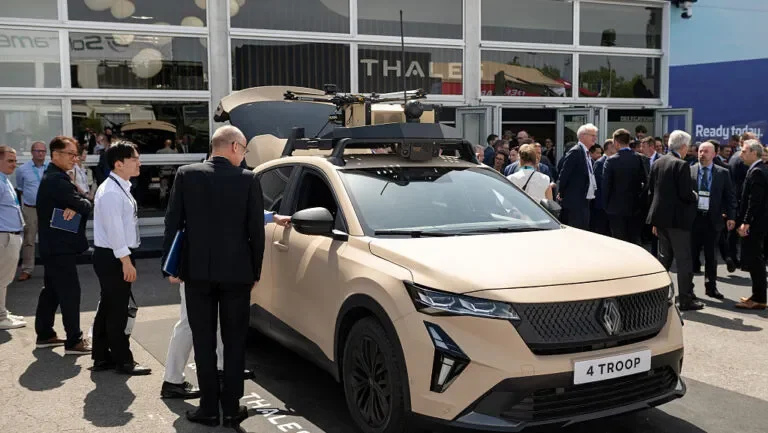 Военная аппаратура на гражданской машине: проект 4 Troop от Renault и Thales