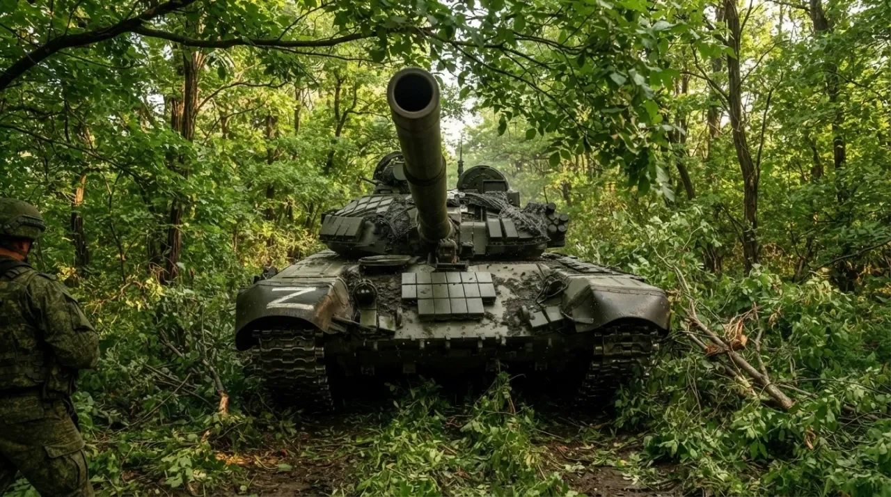 Танковая техника и смена огневых позиций