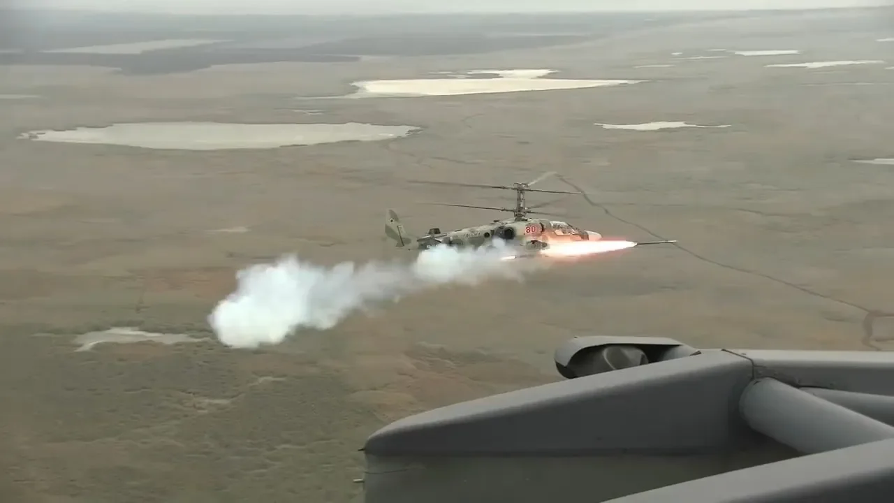 Пуск ракеты «Вихрь»