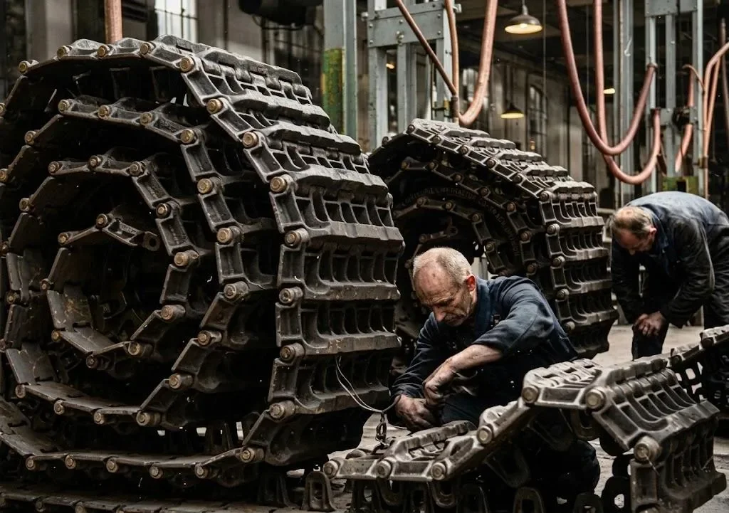 История танковой гусеницы