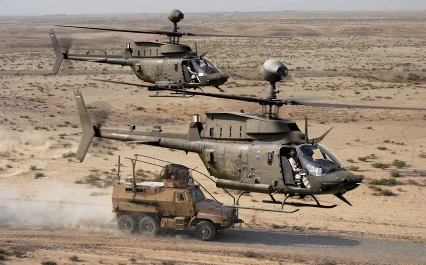Вертолёты Bell OH-58D Kiowa Warrior