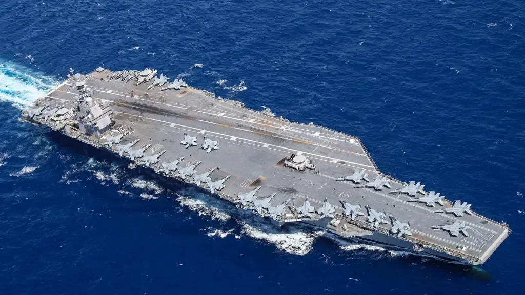 Американский авианосец USS «Джеральд Р. Форд»