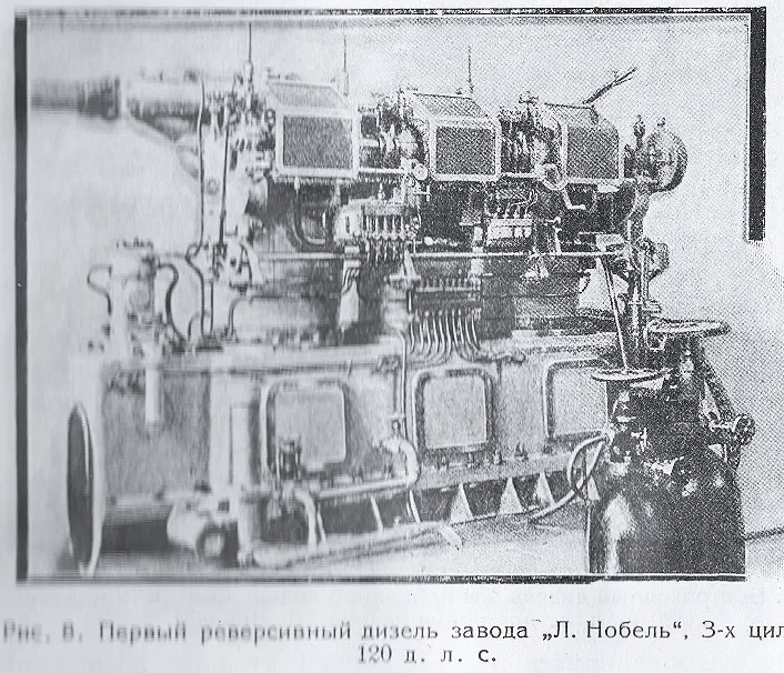 Реверсивный двигатель высокого сжатия