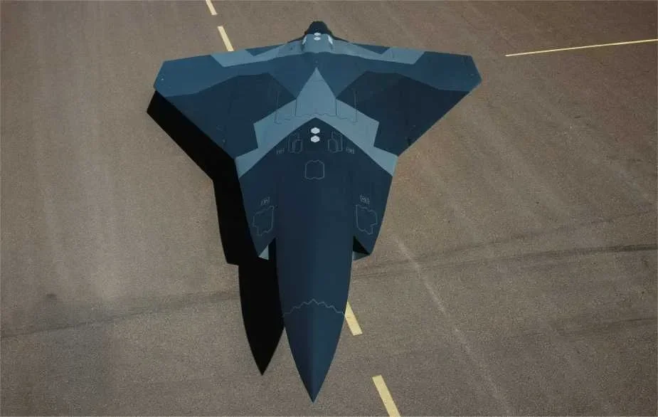Беспилотный самолёт Saab A3-001 на выставочной площадке