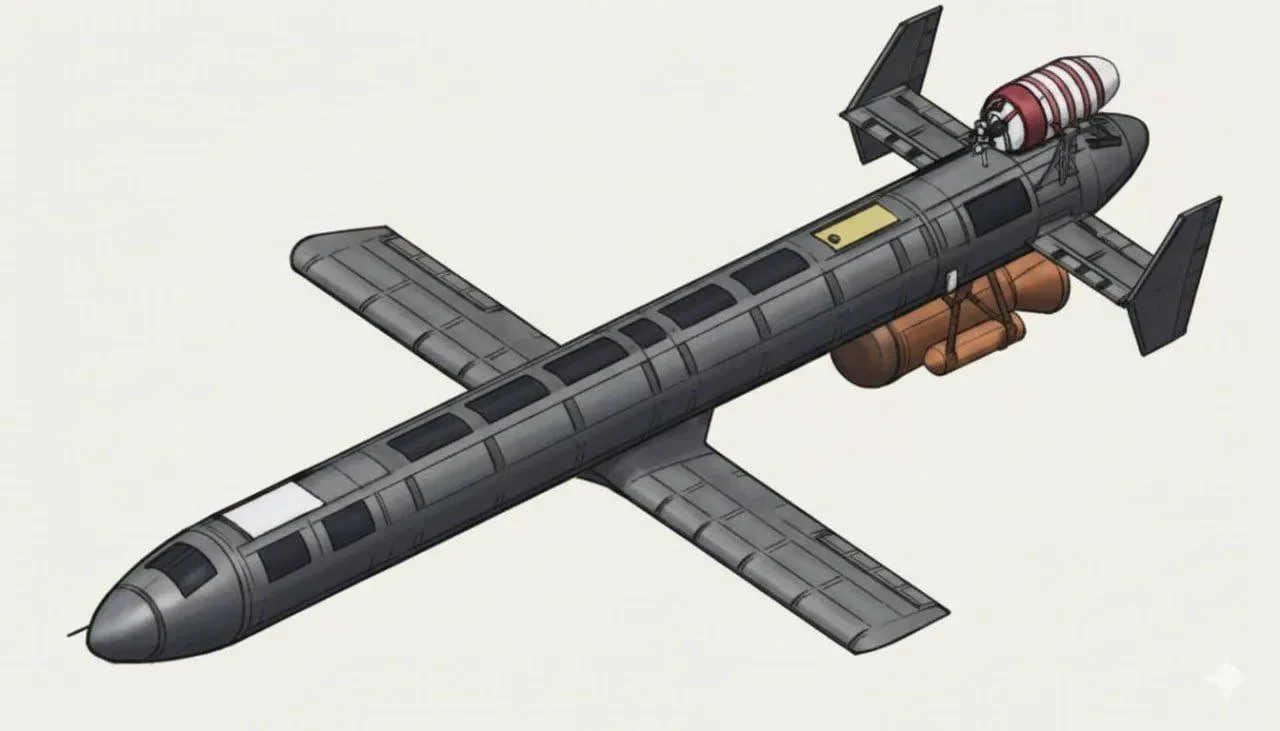 Общий облик БПЛА «Герань-5»