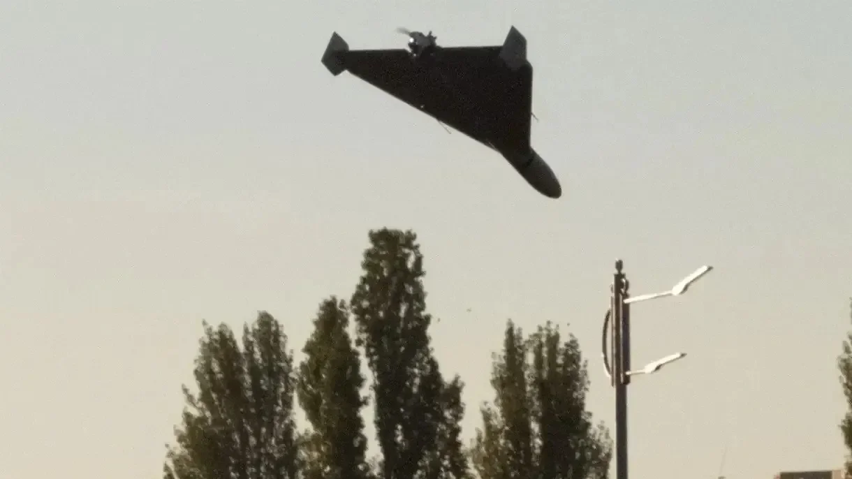 «Герань-2» в пикировании