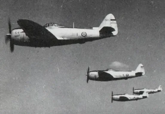 Югославский истребитель P-47D Thunderbolt